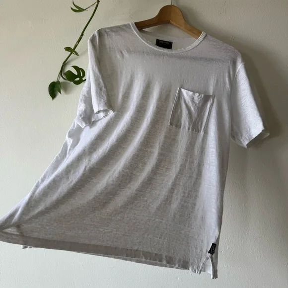 Todd Snyder White Short Sleeve Crew Neck Tee - Picture 1 of 5